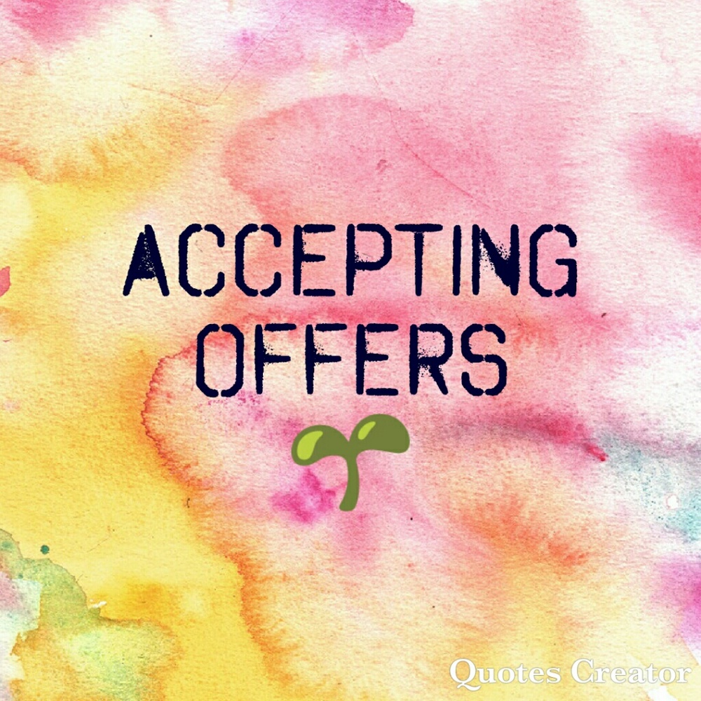 Its free to make an offer😊